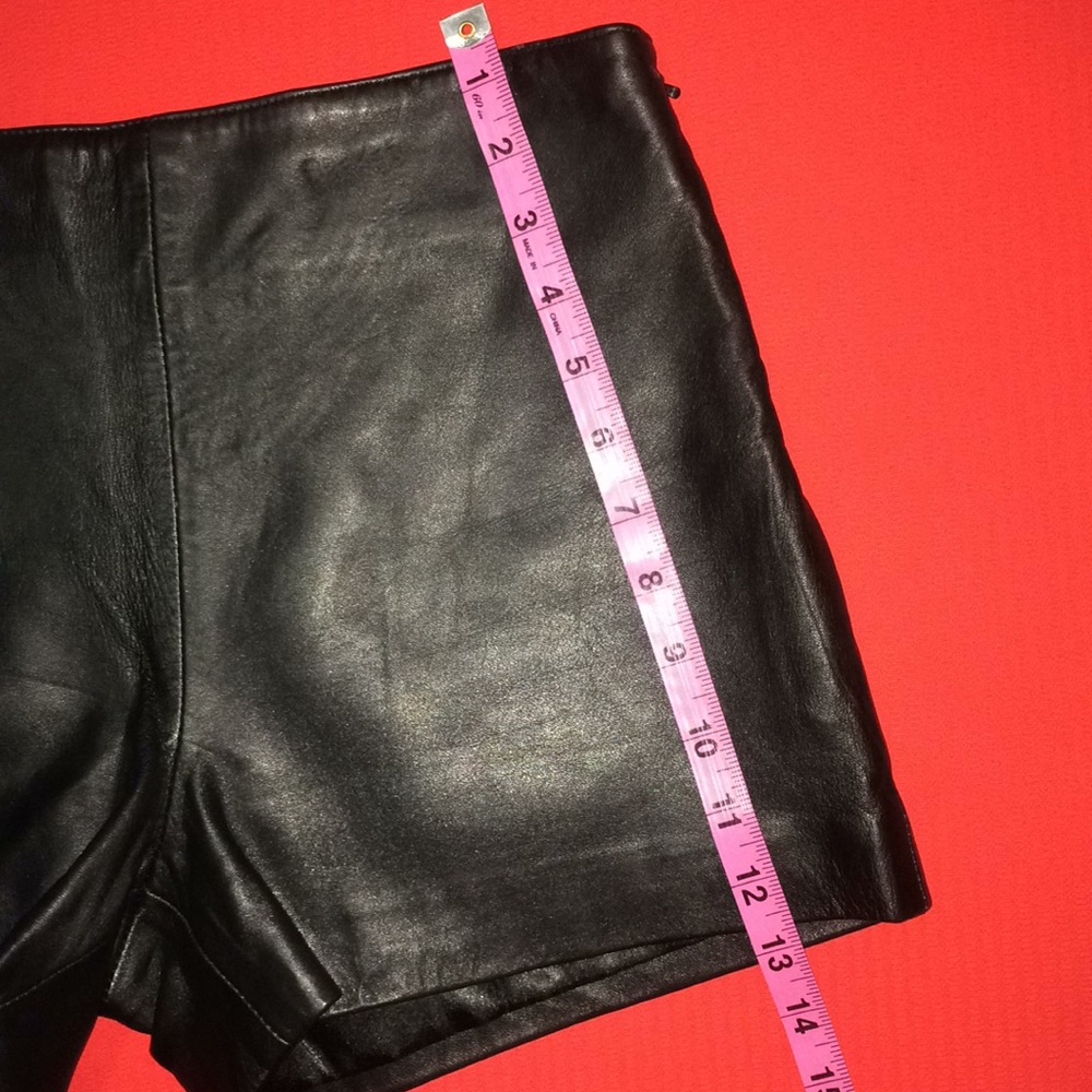 😻AMAZING HUGO BUSCATI COLLECTION LEATHER SHORTS😻 - Picture 7 of 8
